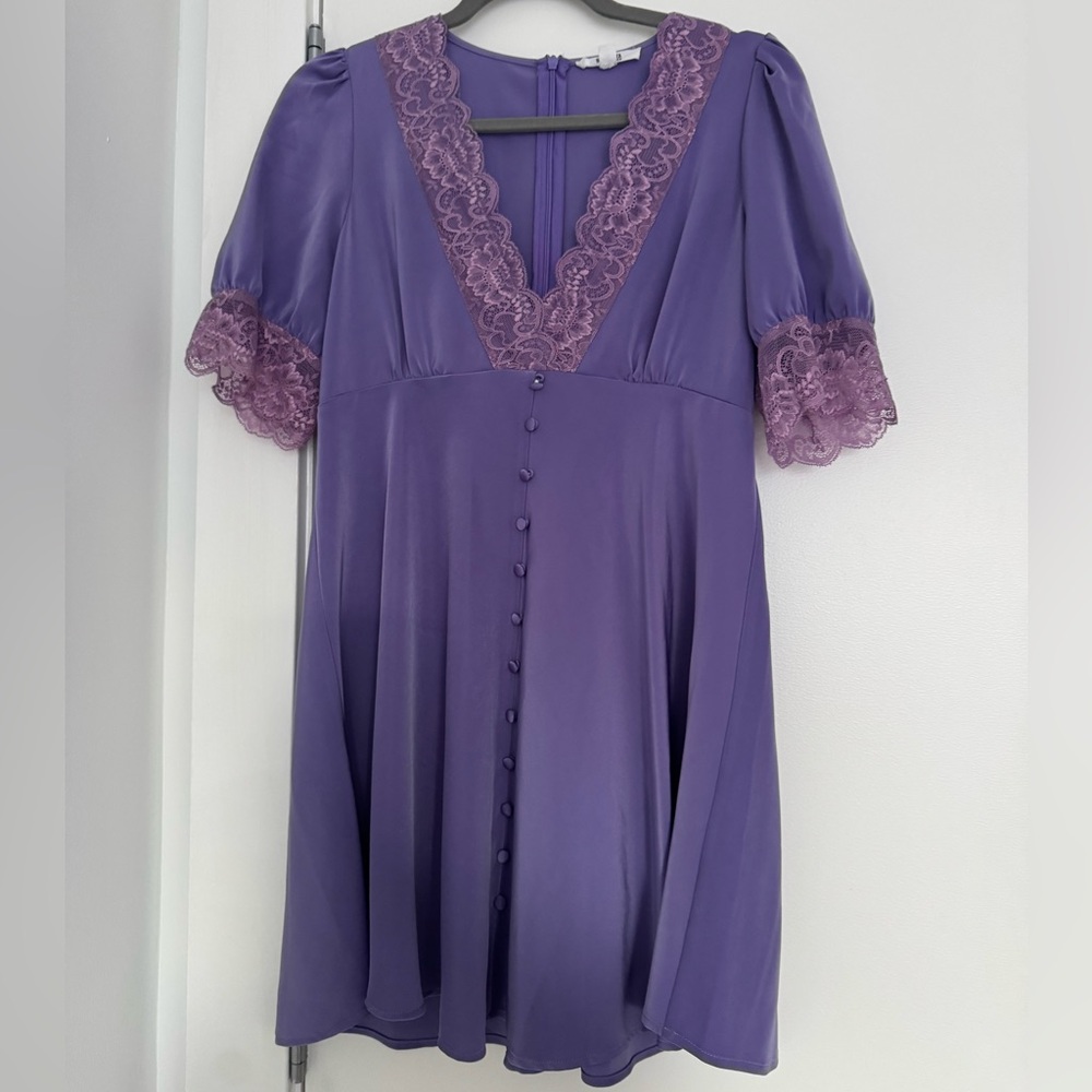BB Dakota Lavender Lace Dress